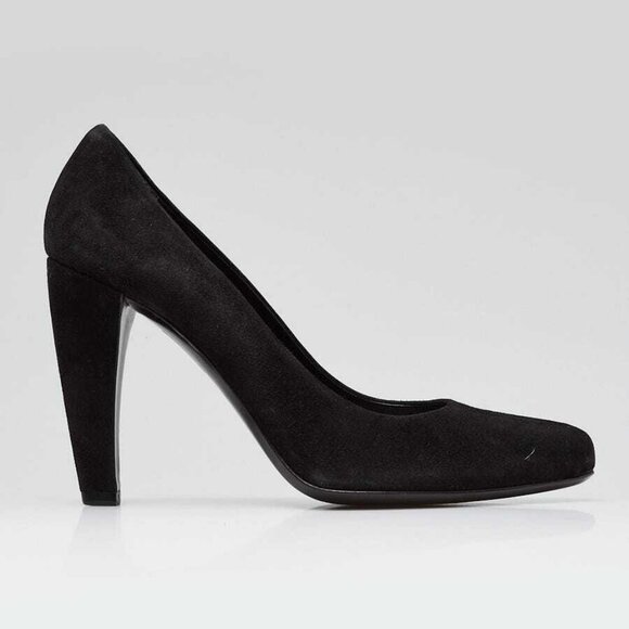 Prada Black Suede Pumps Size 6/36.5 - Picture 2 of 4